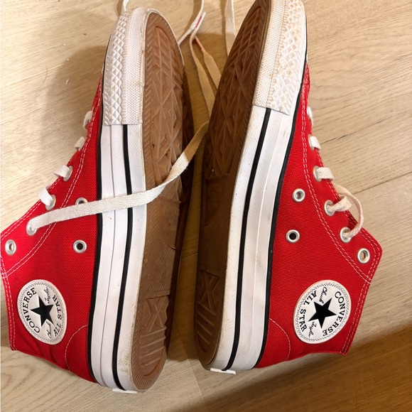 Converse Red High-Top Sneakers - Picture 2 of 3